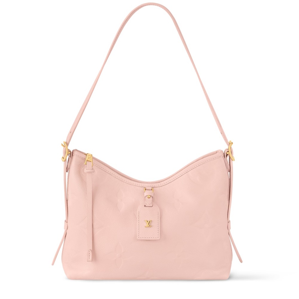 NEW Louis Vuitton CarryAll PM Pink Opale Empreinte leather America's Exclusive
